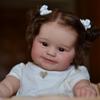 60 cm Big Size Reborn Baby Girl Dolls Maddie Cute Chubby Smiling Bebe Newborn Doll Soft Cloth Body Realistic Emulation Dolls per bambini giocattolo da gioco per la buonanotte