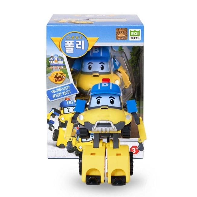 [Robocar Poli] Transformation Robot Deluxe Polly/Poacher/Mark/Helly/Bucky/Keaton/Droney/Sandy (4inch Size) Korean Toys