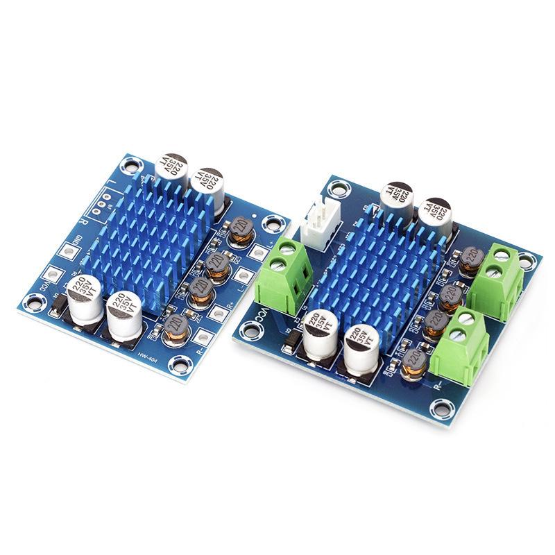 Dual Channel HD Digital Audio Amplifier Board, 12V/24V, 30W Loudspeaker Module, DC8V-26V MP3 Compatible