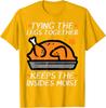 Thanksgiving Turkey Tying Legs Together Funny Fall Unisex T-Shirt