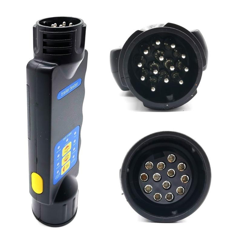 12V Trailer Tester 7 13 Pin Adapter Diagnostic Tools Wiring Check Light Test Plug Socket Car Truck Caravan Accessories Universal