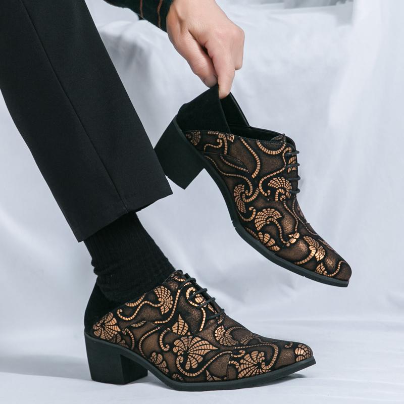 Fashion Men's Casual Business Leather Shoes Mens Luxury Brand Dress Office Shoes Men Fashion Wedding Party Oxfords Footwear New Chelsea