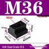 Pressure Plate Trapezoidal T-Slot Nut, Sizes M8-M27