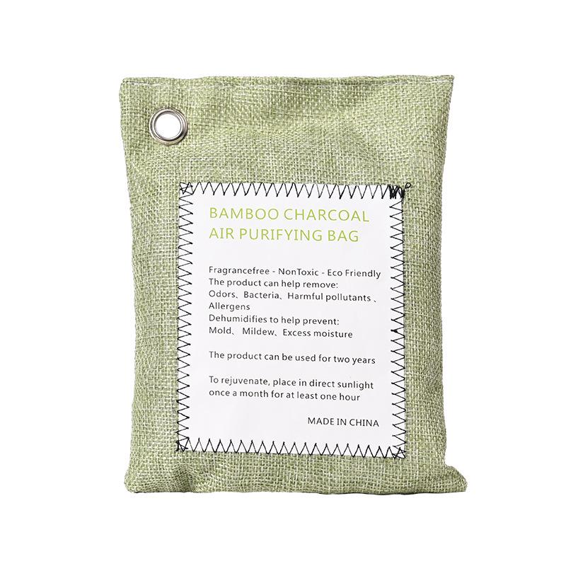 Exclusive Bamboo Charcoal Bag: 200g Activated Carbon for Car Odor and Formaldehyde Removal
