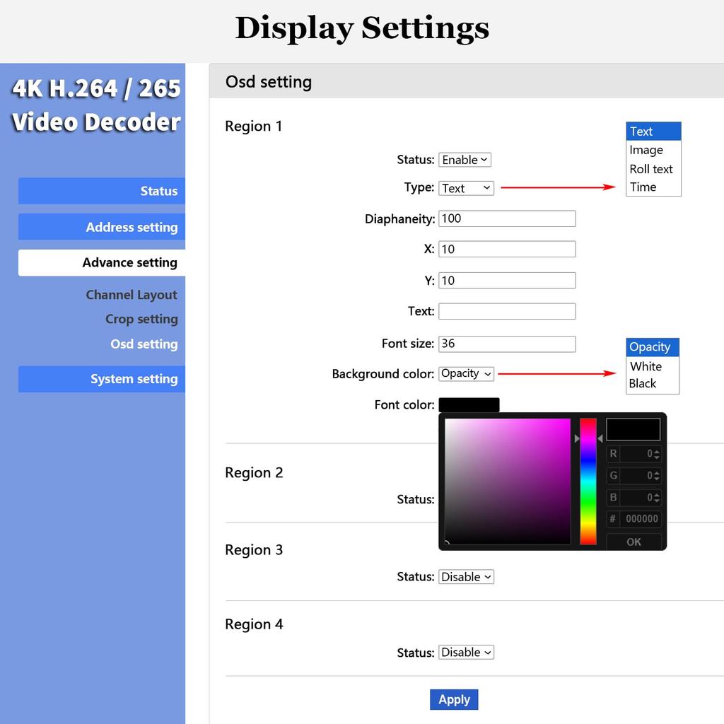 URayTech 4K Audio and Video Decoder with and CVBS Supports and Other Video Stream Address Suitable for Video IP H.265 H.264 Ultra-Clear SDI, HDMI,