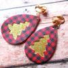 Christmas Earrings Metal Cutting Dies Card Embossing DIY Photo Album Template