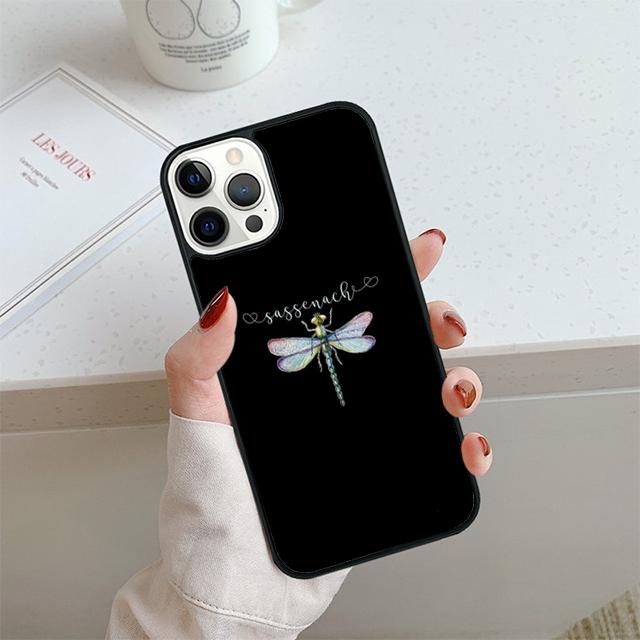 Outlander Sassenach Libelle Handyhülle Für iPhone 17 Air 14 15 16 16e 13 12 Max Hülle Für Apple 11 Pro Max Plus Coque