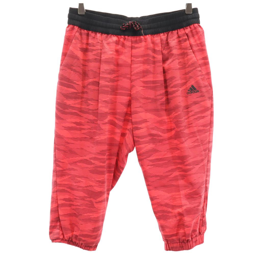 Adidas Overall Handle Capri Pants L Red Women Used