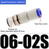 High-speed Rotary Joint Pneumatic Quick-insertion Trachea Universal 360-degree KSL4/6M5 Straight Through KSH8/10-010203