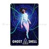 Ghost In The Shell Metal Sign Wall Cave Wall Wall Mural Print Cinema Tin Sign Poster