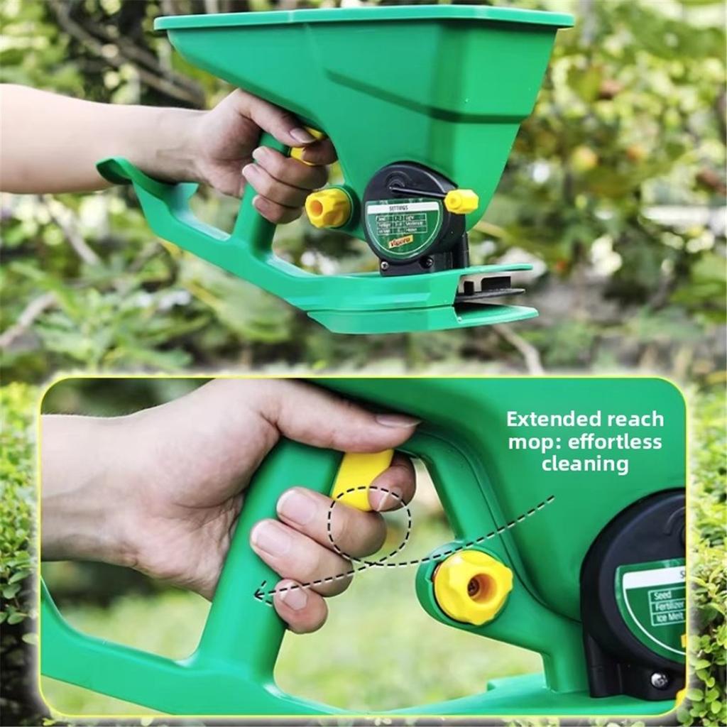 Handheld Grass Seed Spreader Manual Lawn Seeder for Corn Fertilizer Automatic Garden Sowing Portable Granular Spreader Planter
