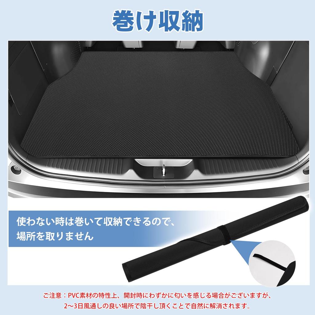 Mixsuper New Stepwagon RP6 RP7 RP8 Luggage Mat 2D Trunk Mat Stepwagon Luggage Cover Luggage Board May 2022 Current Stepwagon Accessory PVC Material