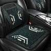 Cooling Seat Pad Back Cushion Car Accessory Ventilated Beaded Seat Cover Vehicle Chair Lumbar Back Brace Support Cushion