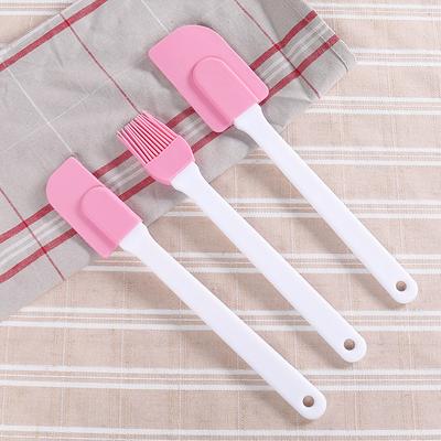 3 Stück Silikon Creme Schaber DIY Brot Kuchen Butter Spatel Mixer Öl Pinsel Antihaft Backen Gebäck Creme Spatel Küchenutensilien