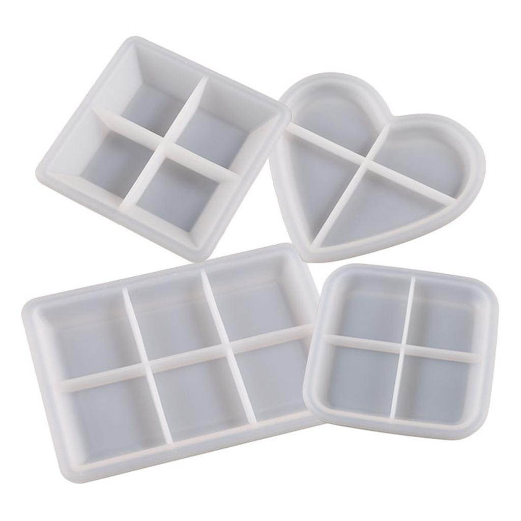 Cup Tray Mould DIY Coaster Moulds for DIY Epoxy Resin Casting Craft Decorations