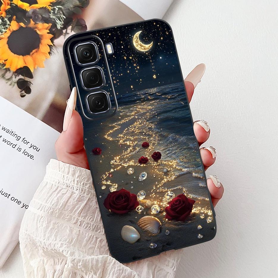 Hülle für Infinix Hot 50 Pro Plus X6880, niedliches Koi-Motiv, weiche TPU-Handyhülle für Infinix Hot 50, Hot50 Pro 4G X6881 und X6882
