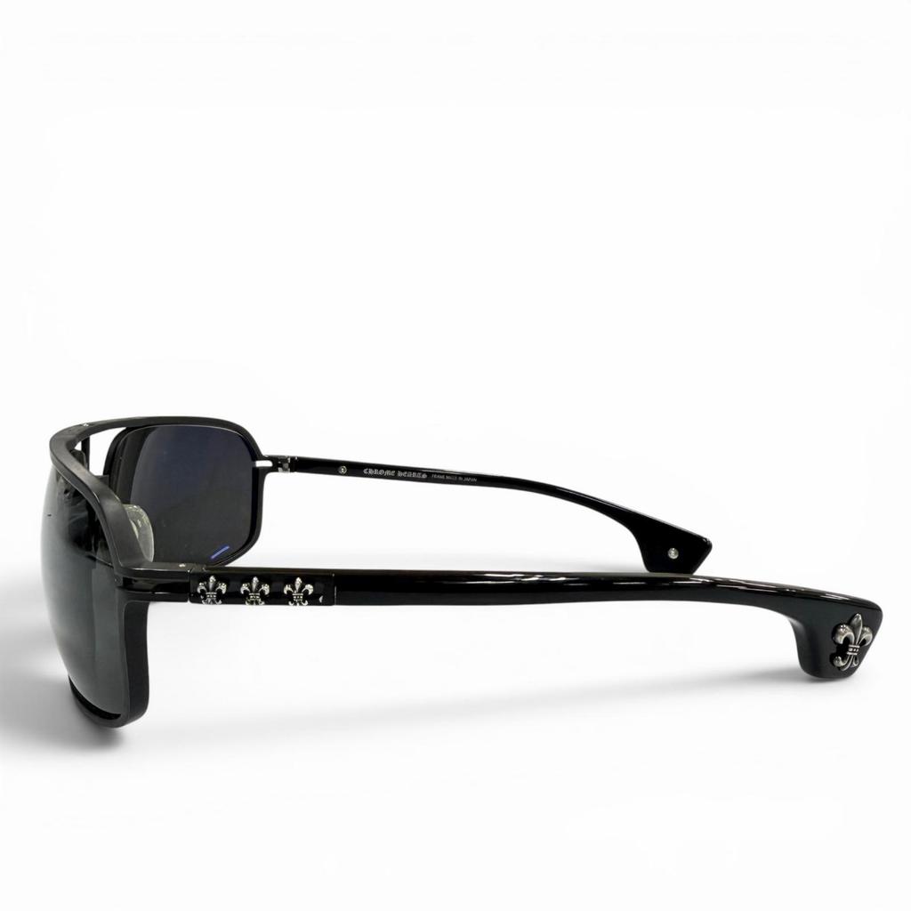 Very Good CHROME HEARTS sunglasses MORNING WOOD II black 925 Used