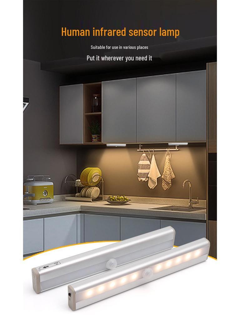 LED Smart Sensor Night Light Strip for Dorms and Cabinet Storage