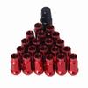 20pcs M12x1.25 Metal Wheel Lug Nuts Universal Car Accessories Replacement for Mitsubishi