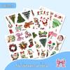 54 Sheets Christmas Cartoon Stickers for Decorating Skateboards, Notebooks, Tablets, and Christmas Trees
