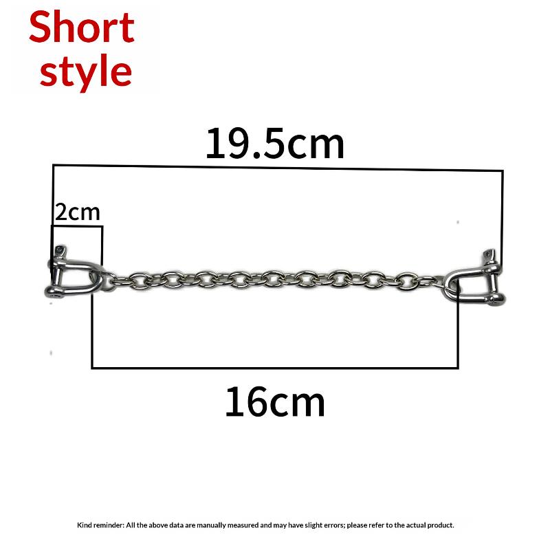 Diy Metal Tool Lock Elliptical Metal Ring Chain Home Men'S And Women'S Restraint Tool Parts Accessories Home Products