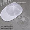 Washing Machine Hat Wash Protector Cap Cleaner Laundry Bag  Small Clothes Wash Bag Anti-Deformation Mesh Organizer Zip Bags