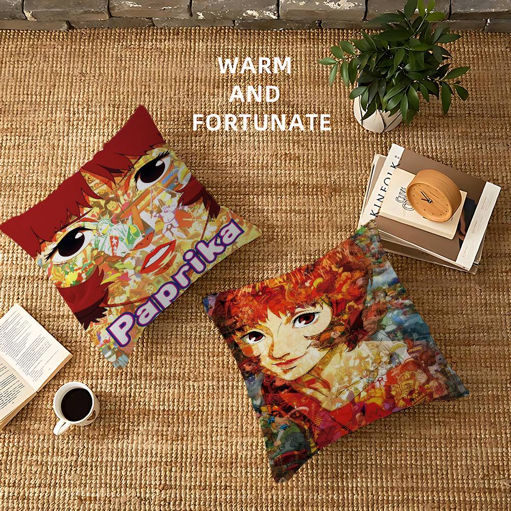 Anime P-Paprika Personalized Picture Text Home Decorative Pillows Household Gifts 45x45cm