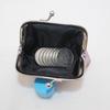 Embossed Lace Coin Purse, Kiss Lock Closure Coin Pouch, Women Small Change Purse for Cash Coins Cards