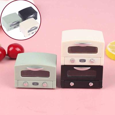 1Pcs Miniature Furniture Plastic 1:12 Dolls Houses Decor Simulation Mini Oven Cute Model