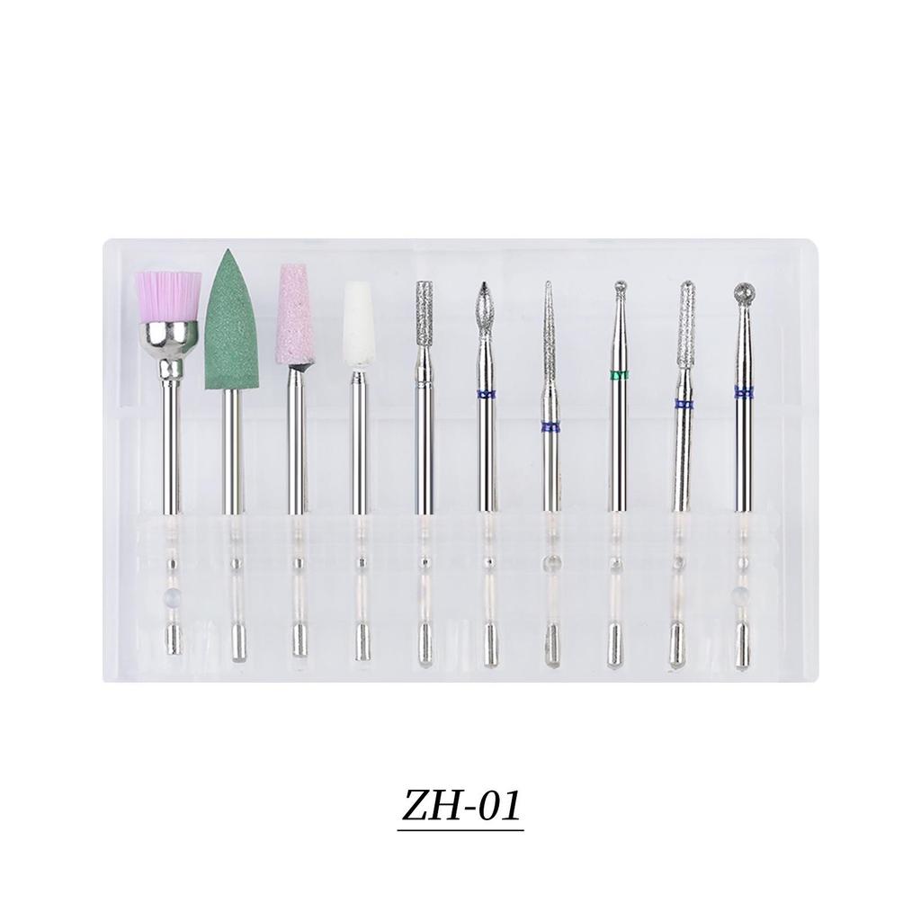 Iridescent Tungsten Steel Nail Polishing & Dead Skin Removal Set