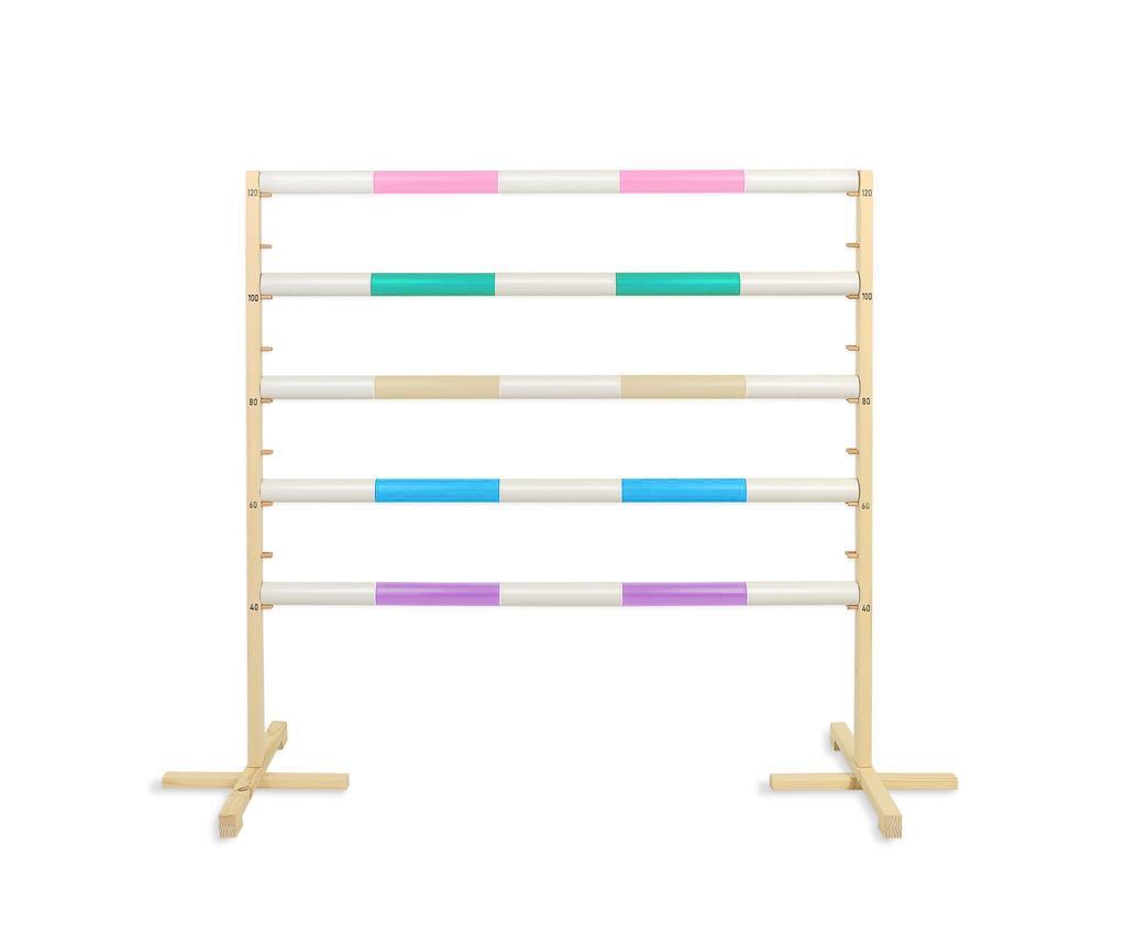 Obstacle Bar for Hobby Horse Jumping - Light Pink - 120 Cm