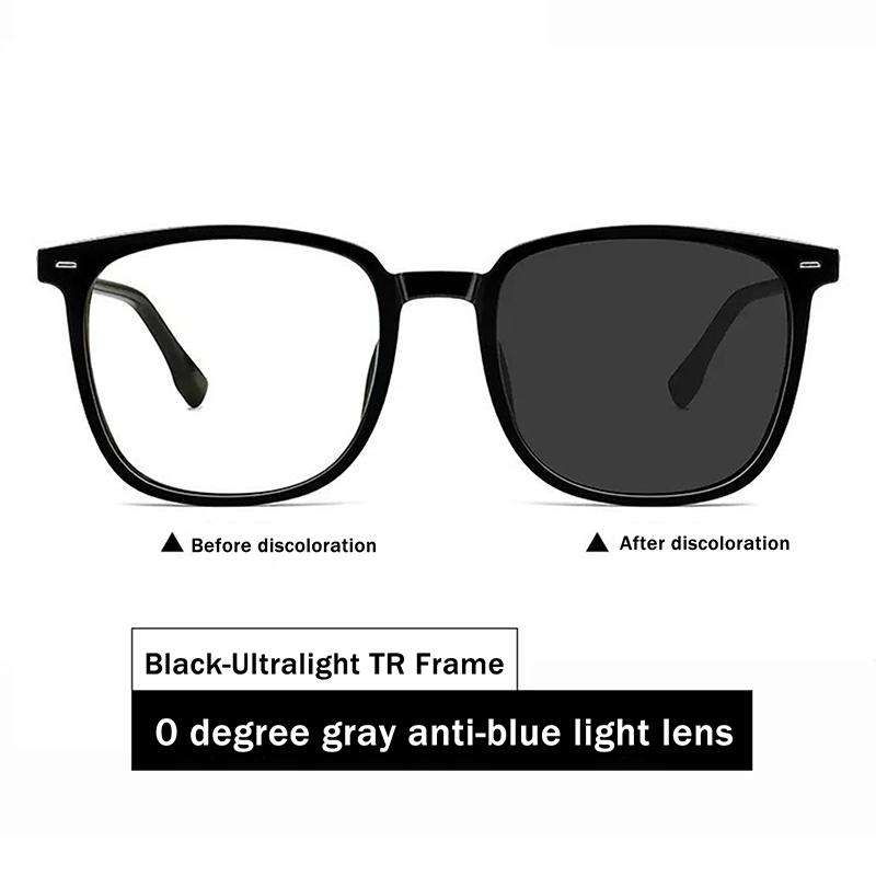 Fashion Photochromic Eyeglasses Anti Glare Uv Protection Sunglasses For Men Women Daily Outdoor Use