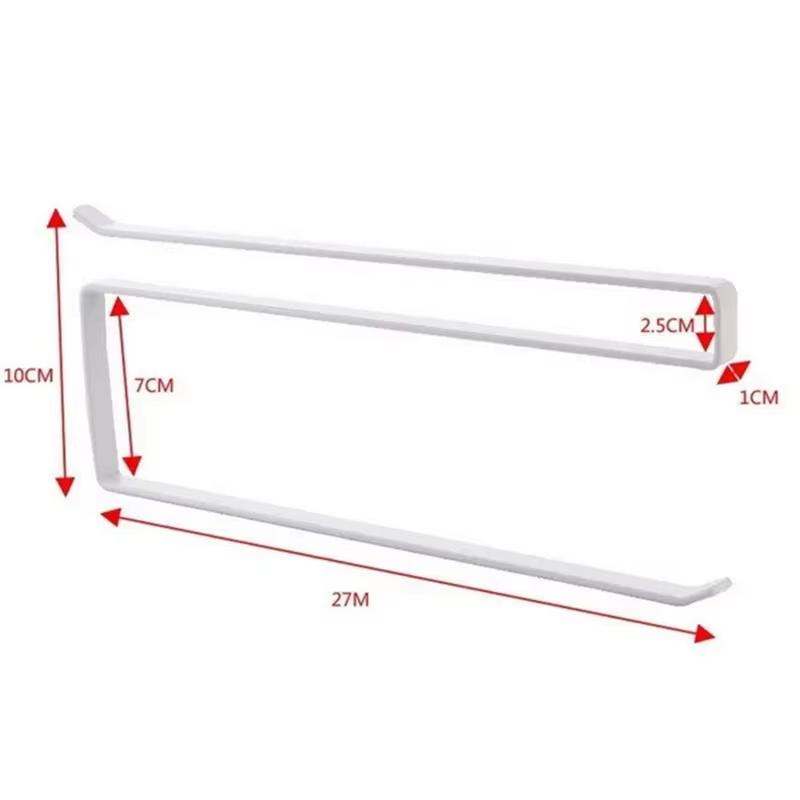 Suport role de hârtie Suport pentru prosoape Suport de depozitare pentru folie alimentară Suport de depozitare fără perforare pentru baie Raft suspendat Accesorii pentru șervețele de bucătărie