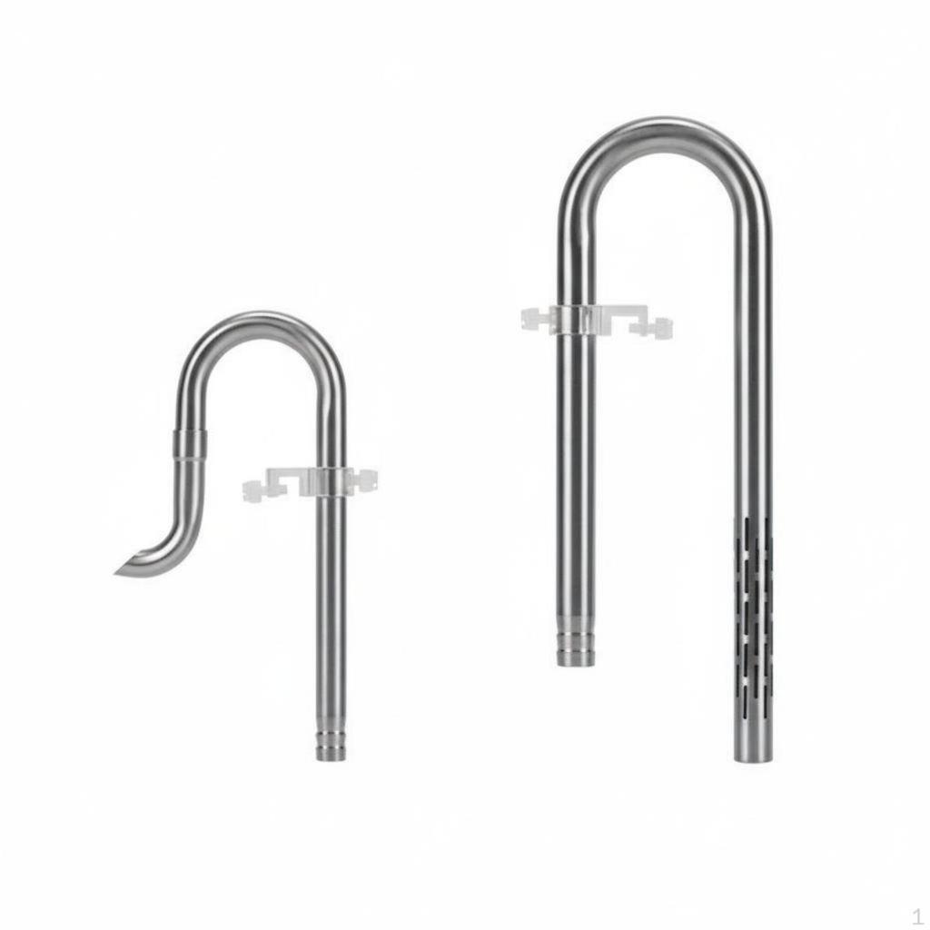 Aquarium Inflow Outflow Pipe Kit Rust Resistant Surface Skimmer Set Easy to Clean Canister