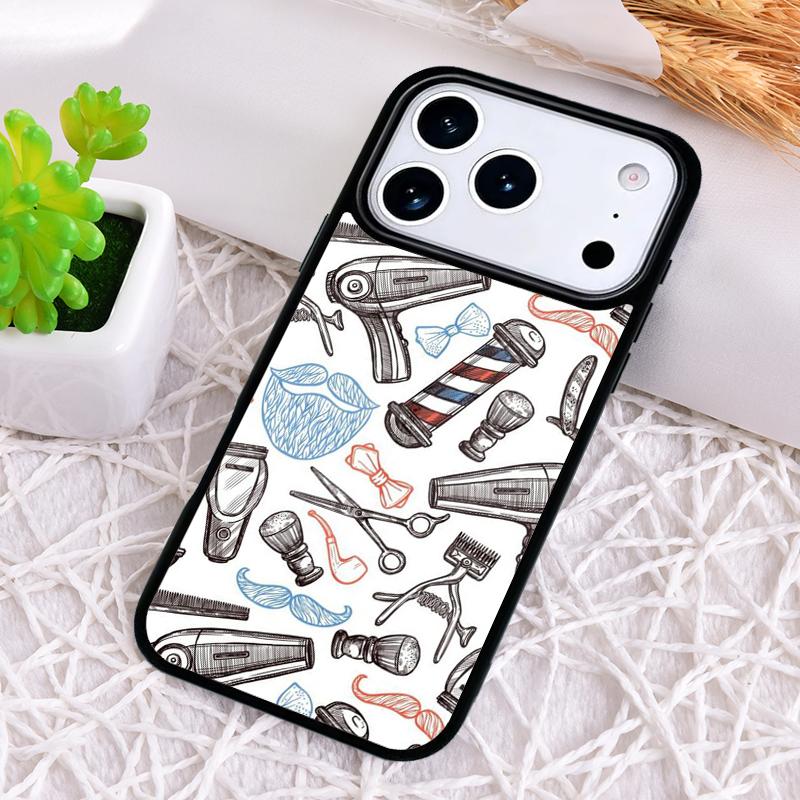 Love Hair Stylist Tools Phone Case for iPhone 17 Air 16 15 11 12 14 13 Pro Max Shockproof Cover