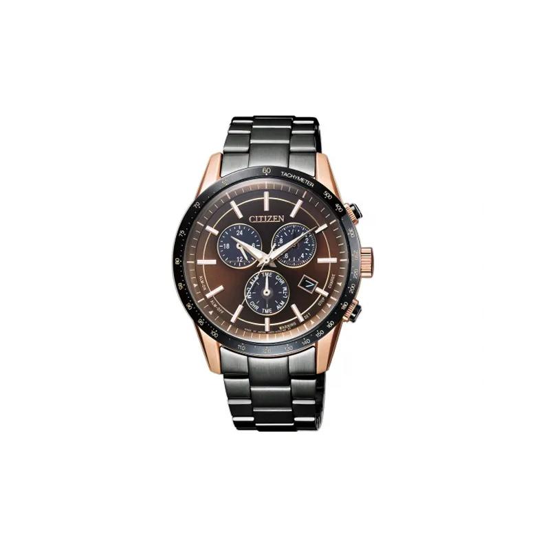 

CITIZEN Eco-Drive Series 100 Meters Waterproof Eco-Drive Movement Steel Strap 36mm-40mm Men s Dark Brown BL5496-53E коричневий