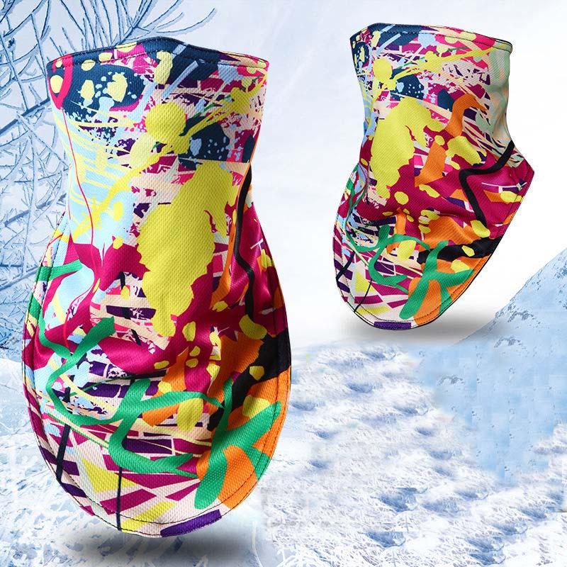 

Snowboard and Snowboarding Face Protection Ski Mask Warm and Windproof Face Towel Ski Triangle Face Protection Turban One size