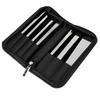 7pcs Stainless Steel Dead Skin Foot Calluses Remover Horny Trimmer Pedicure Tool Set