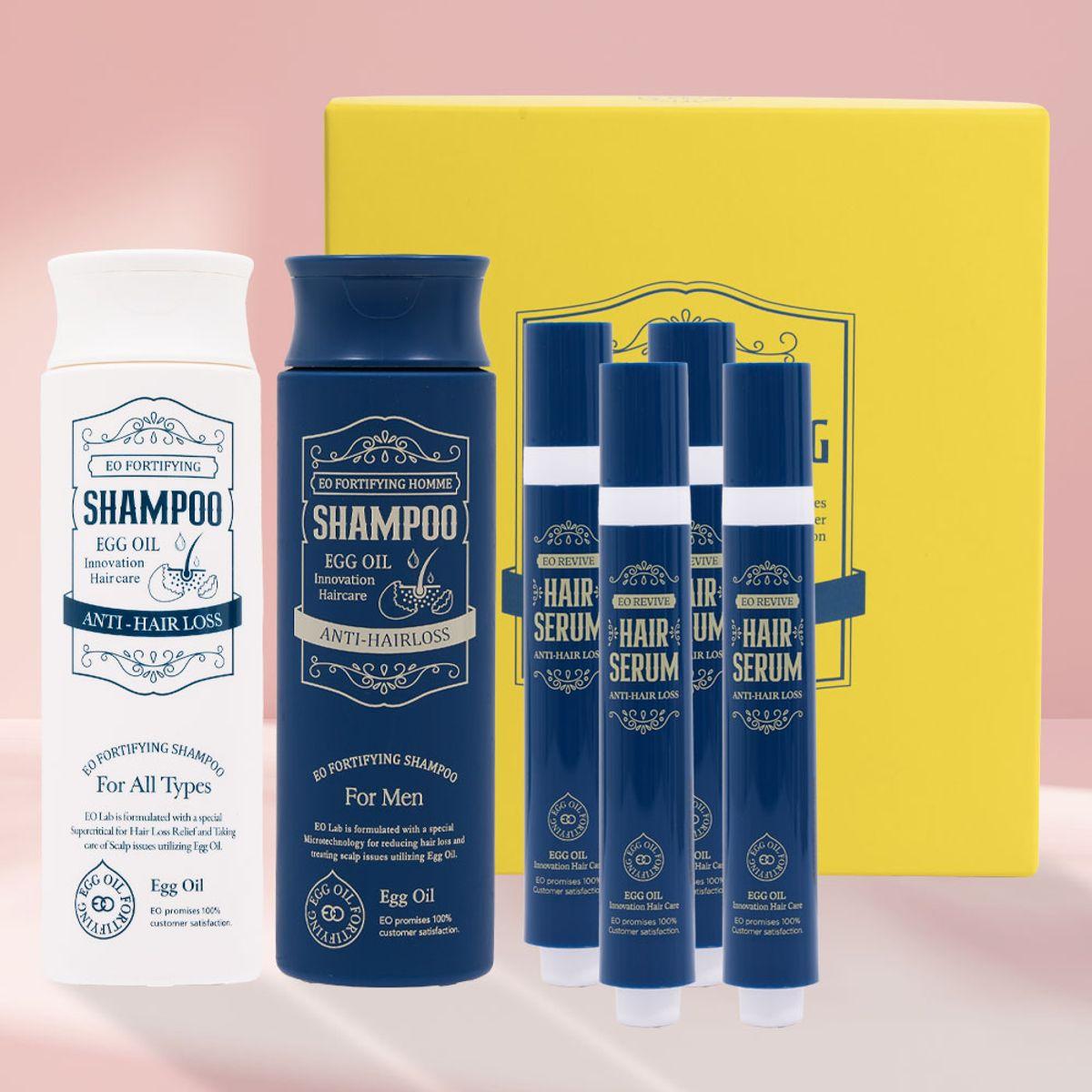 Forifying All-Type Shampoo + Treatment + Revive Serum 4-Piece Set