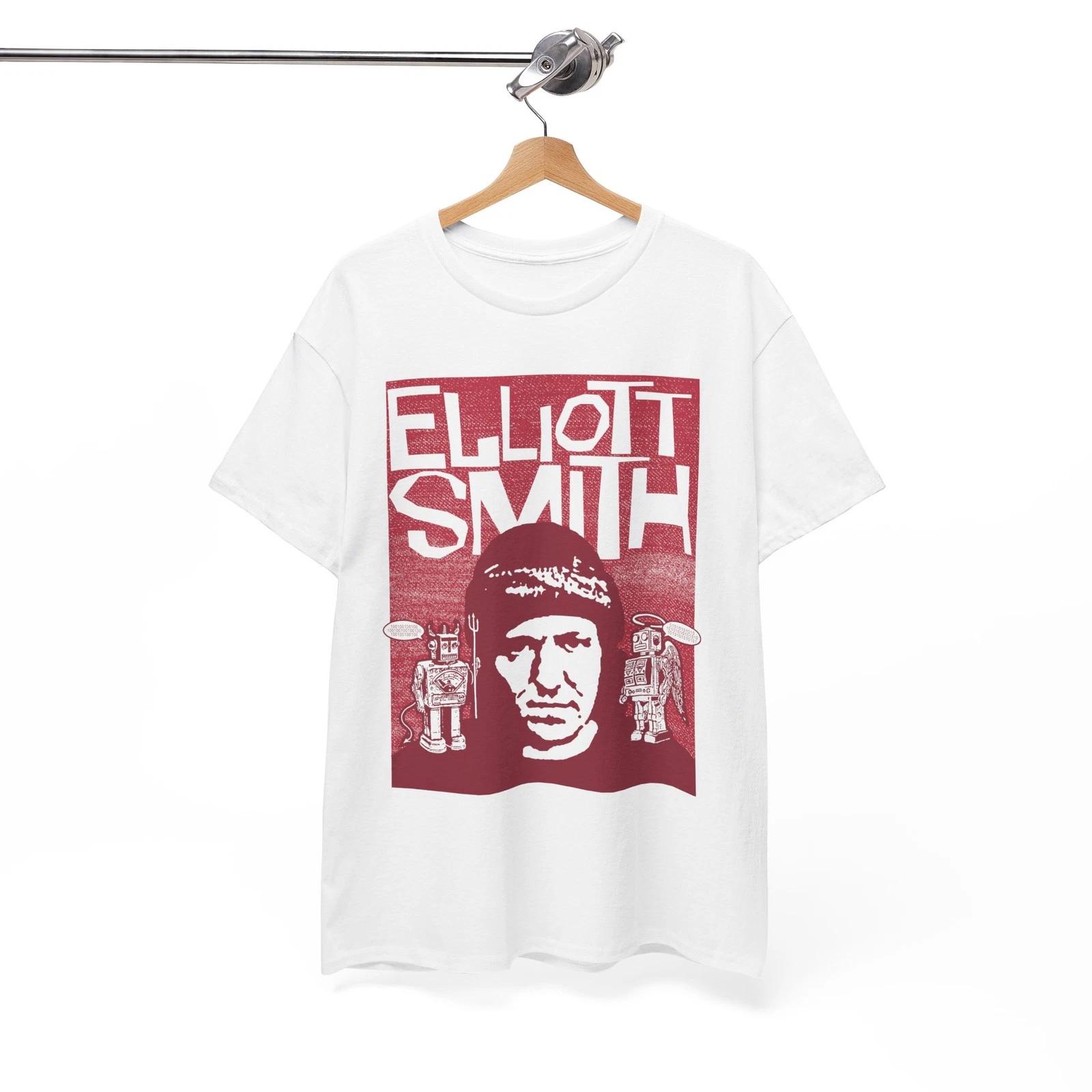 

Elliott Smith T-Shirt Xo Robotos Tee Music Band Rock Punk Roll Unisex Shirt S