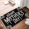 Halloween Dancing Skeletons Door Mat Spooky Skull Non-Slip Welcome Entrance Rugs Kitchen Bedroom Living Room Carpet Decoration