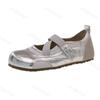 Fashion Elegant Shallow Mouth Casual Flat Single Shoes for Women Autumn 2025 Soft Soled Comfortable Fashion Ballet Style Mary Jane Shoes