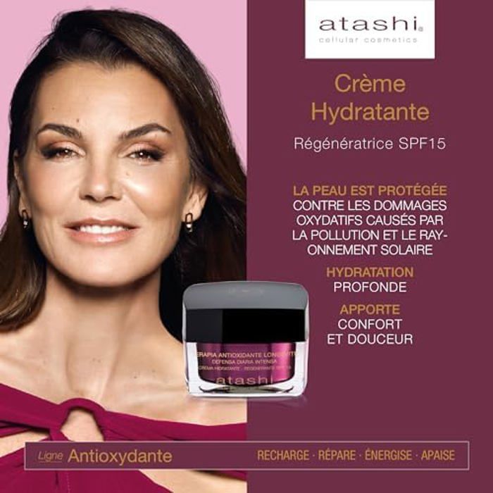 Beauty Box - ATASHI - Regenerating Antioxidant Ritual - Moisturizing Cream SPF 15 - Anti-aging Cream - Vegan