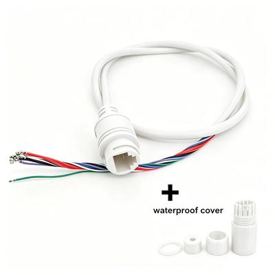 9 Core RJ45 Network Cable Waterproof Cap POE Adapter Cable Professional Ethernet Lan Cable  Camera