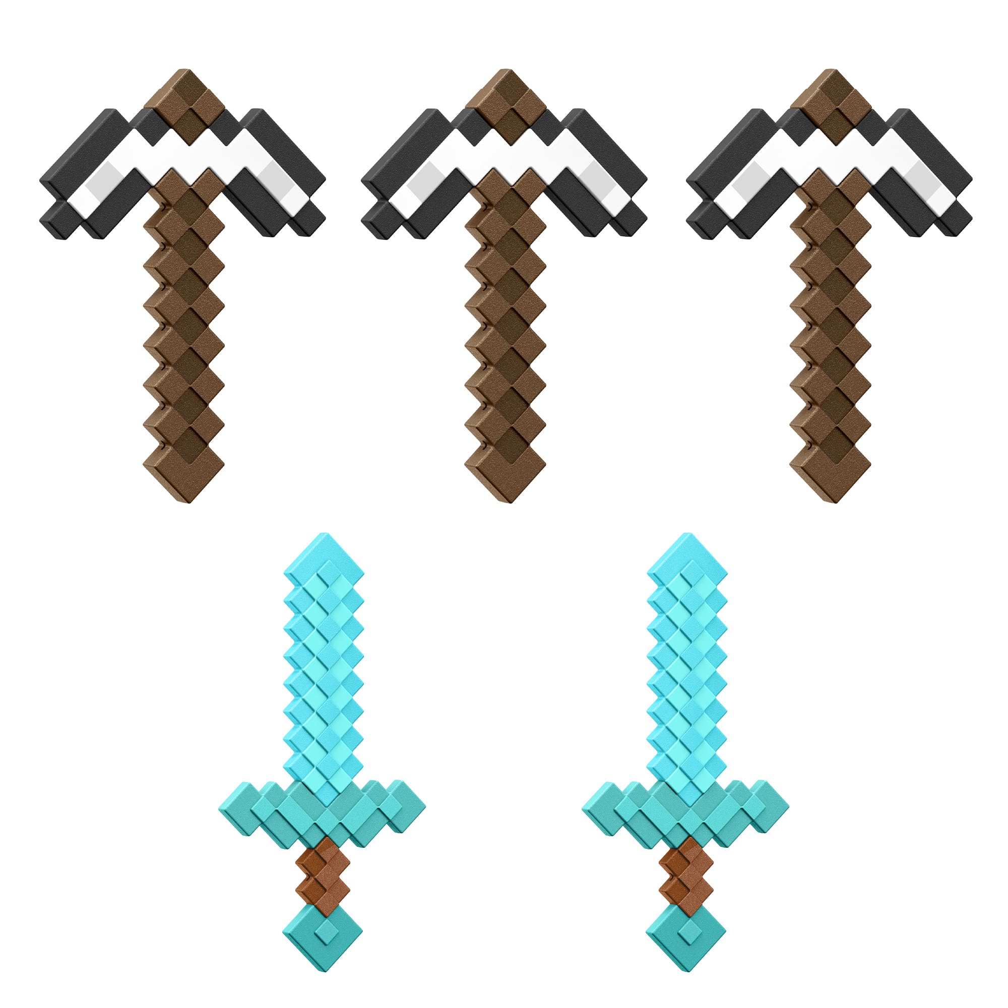 

Mattel Minecraft Рольова гра Рольова гра Вік Асортимент, Фігурки для дітей, Костюми, Косплей, Предмети, Коробка з 5 предметів, 6+, Багатоцільовий, HFF59-986E