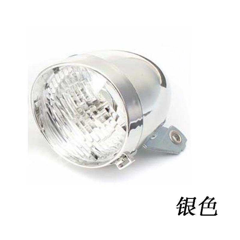 1Pc Bike Headlights Mountain Bike Vintage Headlights 3LED Riding Lights, Front Lights, Night Riding Gear