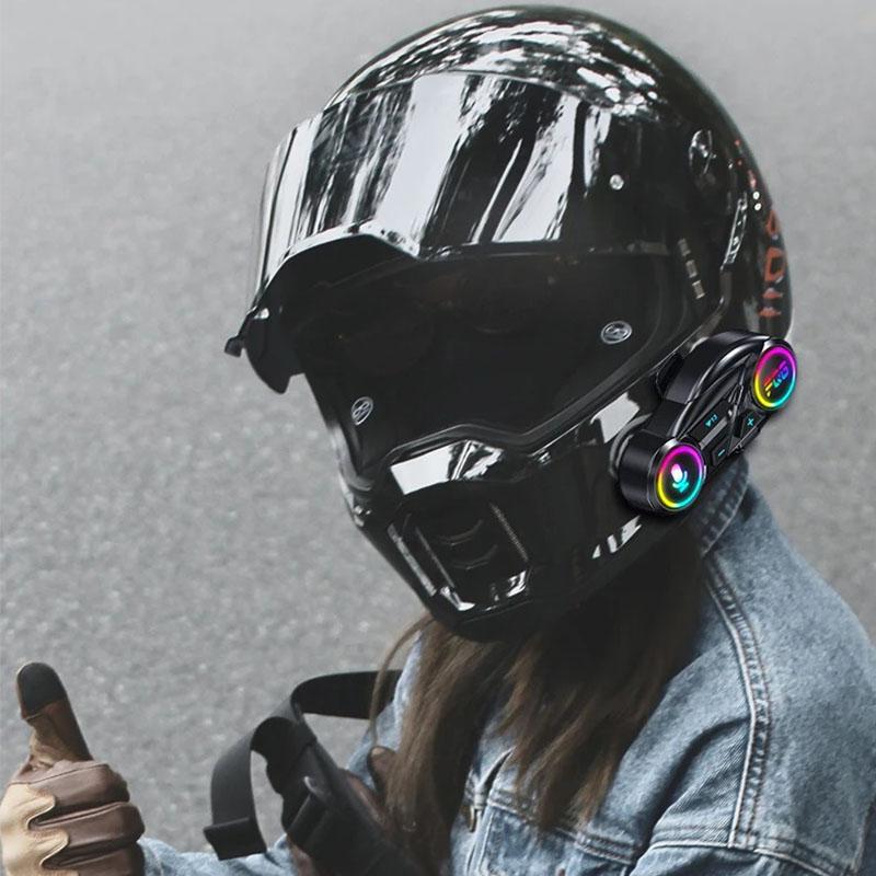 Y13 Motorcycle Helmet Headset Wireless Hands-free Call Phone Kit Waterproof MP3 Music Player Speaker Voice Control Moto Earphone