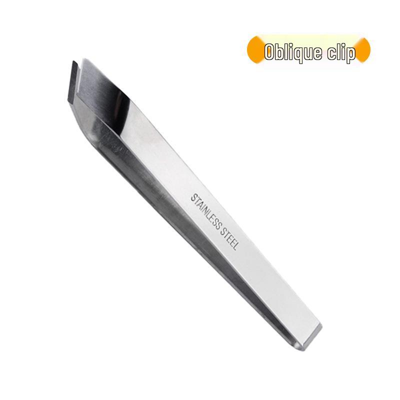 Promotional Stainless Steel U-shaped Tweezers for Fish Bones and Poultry Feather/Hair Removal