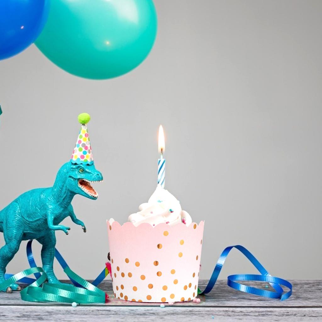 50 Pcs Colorful Greaseproof Paper Baking Cups Large 5 Oz Cupcake Paper Liners Di