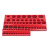 3PCS Magnetic Socket Holders Plastic Socket Organizer Storage Tray for 1/4 3/8 1/2 Inch Drive Socket